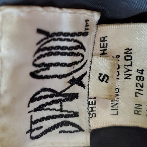 Star Cody Vintage Leather Biker / Motorcycle Jacket 90s Style! - Picture 4 of 4